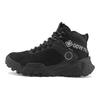 Timberland Round Toe Lace-Up Slip-Resistant Durable Mid-Top Hiking Shoes Men Hiking Shoes Black White A6D1DM