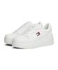 Tommy Jeans Meg Platform Leather Sneakers - White (T52G0Arsc55Jt1Ybl)