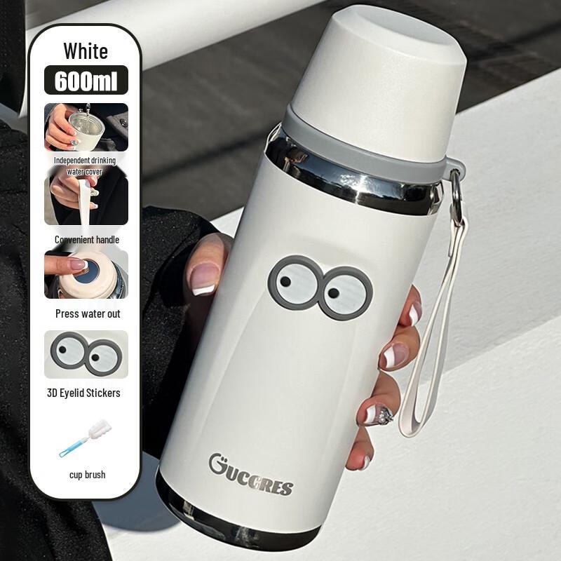 ZISIZ Portable Couple & Student Insulated Mug