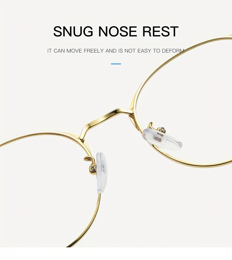 1Pcs New Retro Metal Round Glasses Frame Men And Women Same Day And Night Dual-Purpose Lens Anti-Blue Light Lens Light Pigment