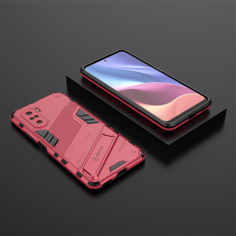 For Xiaomi PocoF3 Case Rugged Armor Shockproof Phone Case For Poco Poko Little F3 F 3 3F Car Magnetic Holder Stand Back Cover