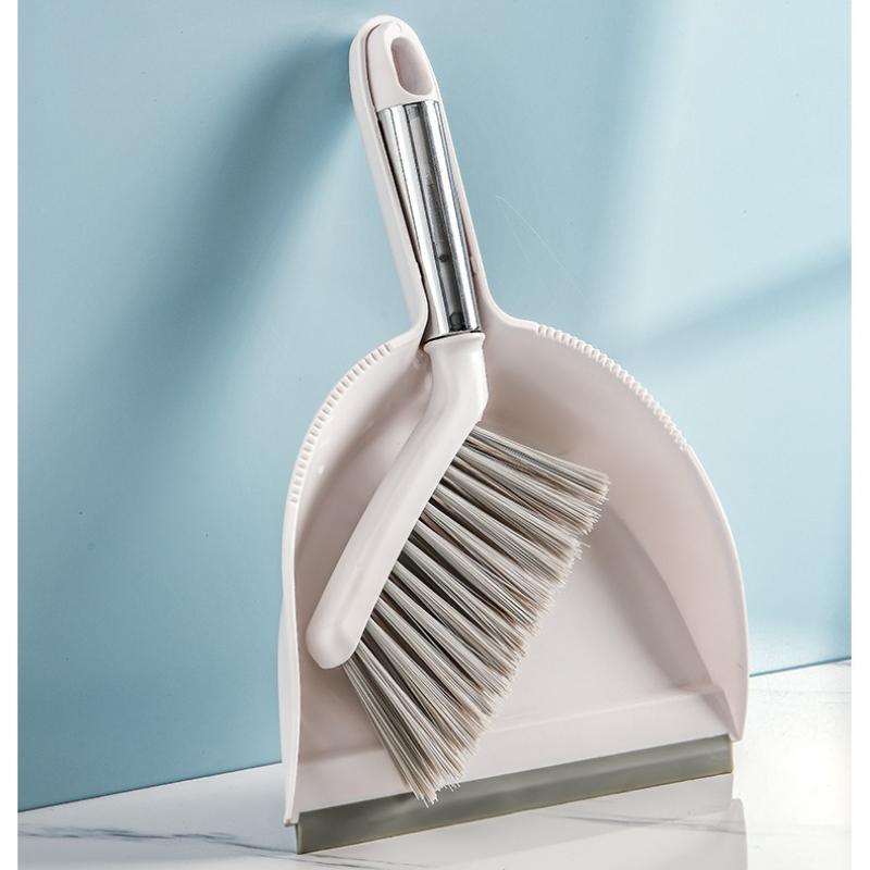 

1 Набор настольной щетки, Компактная щетка, Подходит для дома, Прочные щетки-совки, Легко хранить и использовать белый