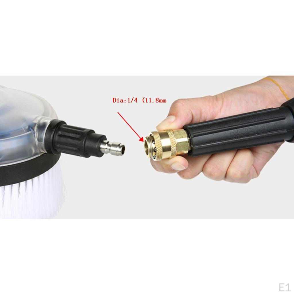 Car Rotating Wash Brush Sprayer Tool / 1/4" connect quickly