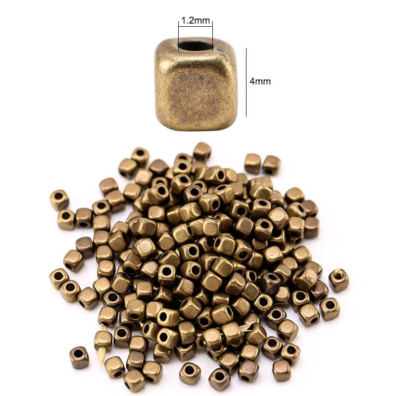 200 Pieces Flat Round Disc Spacer Beads CCB Cube Loose Spacer Beads For Bracelet Necklace Making Jewely Craft DIY 7Colors