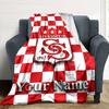 Name Custom Sivasspor Print Flannel Blanket High Quality Warm Comfortable Cover for All Seasons Perfect for Gifts Home Decor