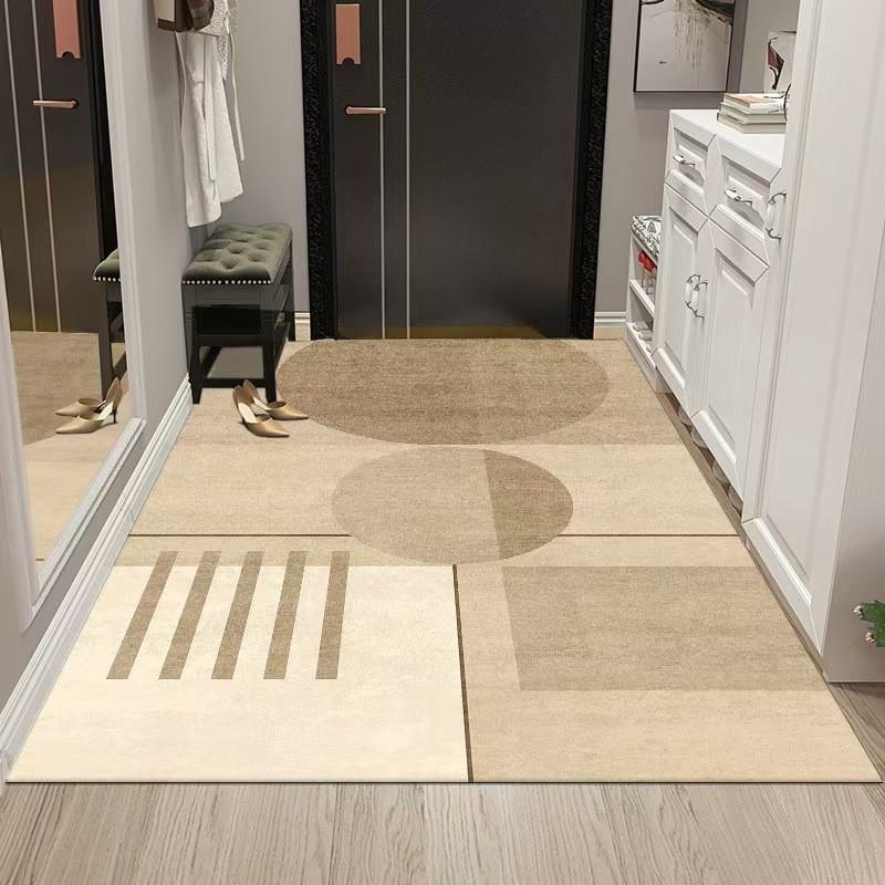 Door Floor Mat, Silicone Crystal Carpet, Door Entrance, Dirt-Resistant And Easy To Take Care Of, Can Be Cut, Non-Slip, Door Floor Mat