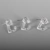 Creative Transparent Hook Thumbtacks for DIY Cork Board and Photo Wall Decorations