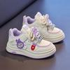 Girls' sports shoes 2025 new autumn boys' board shoes children's fashion cartoon casual shoes student white shoes tide