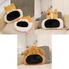 New Popular Big Nose Dog Seat Cushion Husky Corgi Shiba Inu Memory Foam Butt Pad Pillow Car Pillow Plush Toy