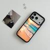 Summer Beach Scene At Sunset On Sea Palm Tree Clear Phone Case For IPhone 17 Air 16 15 14 Plus 13 12 11 Pro Max Dual Tone Hard
