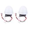 2 PCS 12V/220V 10A 50Hz Street Light Photoswitch AC/DC Adjustable Photocell Sensor Switch Energy Saving with Delay Function