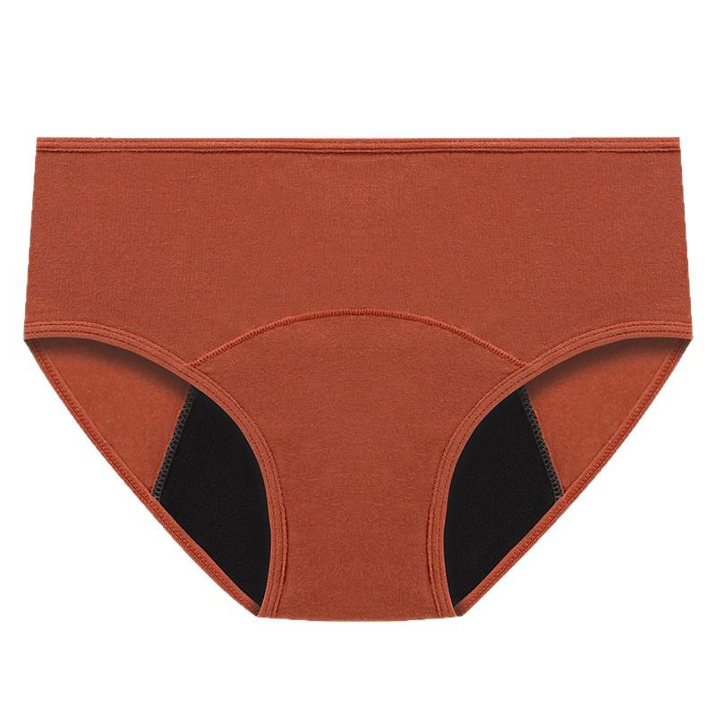 Low-Waist, High-Absorbency Colored Edge Menstrual Underwear for Women