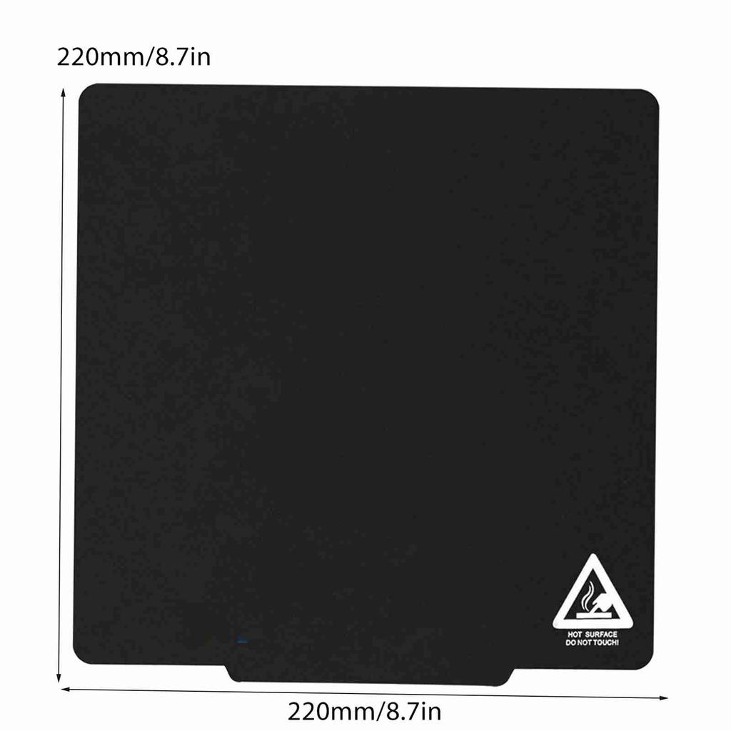 Tronxy Superficie di Stampa Magnetica Adesivo Pad Ultra Flessibile Rimovibile 220*220mm Compatibile con Stampante 3D da 220mm