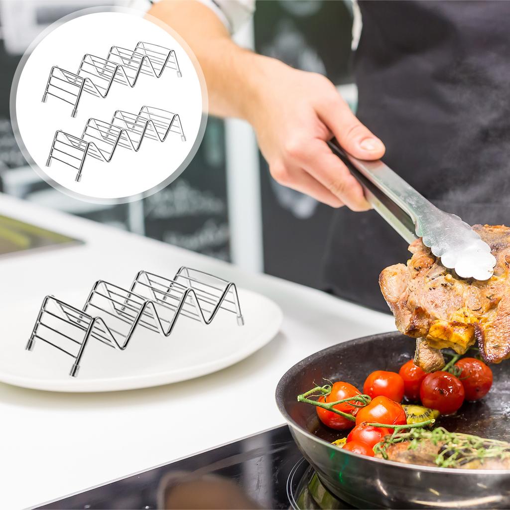 Buy Hooluvs2 Pcs Multipurpose Durable Wave-shaped Spring Roll Burrito ...