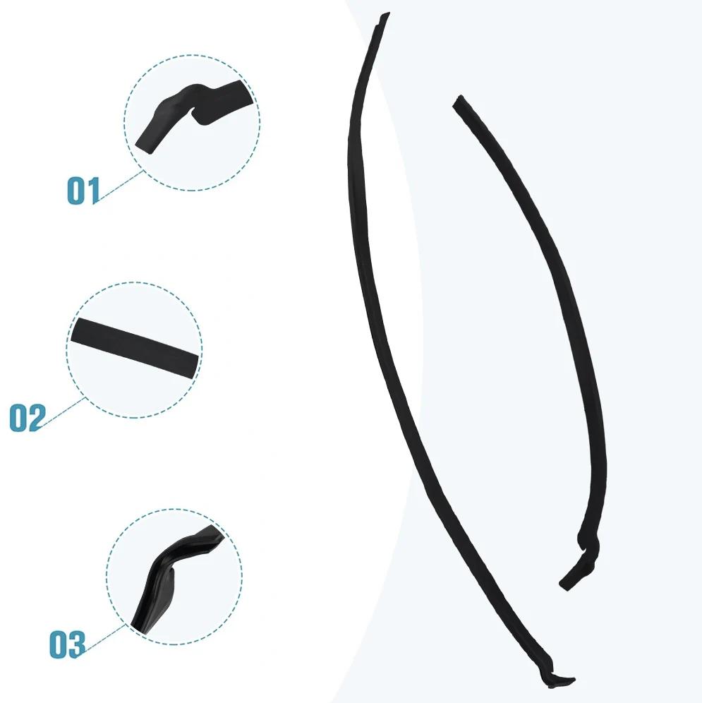 For RHD Front Pair Windshield Wiper Cowl Seal For BMW For MINI R55-R57 Car Cowl Molding Windshield Cover Strip Kit