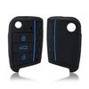 Silicone Flip Key Cover 3 Button Fit For Vw Golf 7 Mk7 Skoda Seat 2014   Fob Hull Octavia Combi Leon Ibiza Cuptra Case
