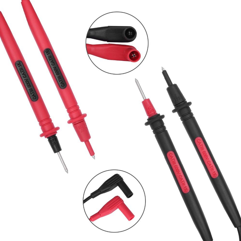 Multimetru digital Adm66 True Rms Gama automată Trms Mini 6000 Dmm Capacitate cu două sloturi Ohm Hz Temp Ncv Tester de buzunar pentru diode