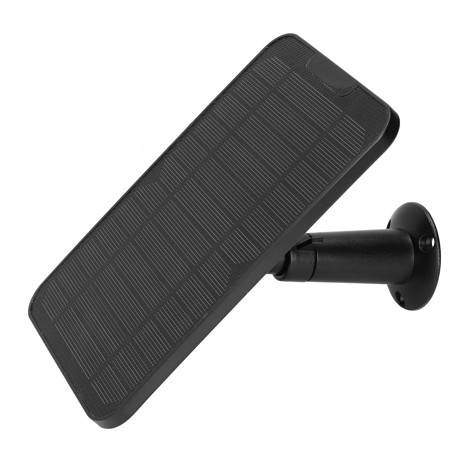 

Солнечная панель 4 Вт для беспроводной уличной безопасности Непрерывное солнечное питание для и Камеры Камеры, Водонепроницаемая, Порт USB-C, Телефоны, Наблюдение, (черный) чёрный