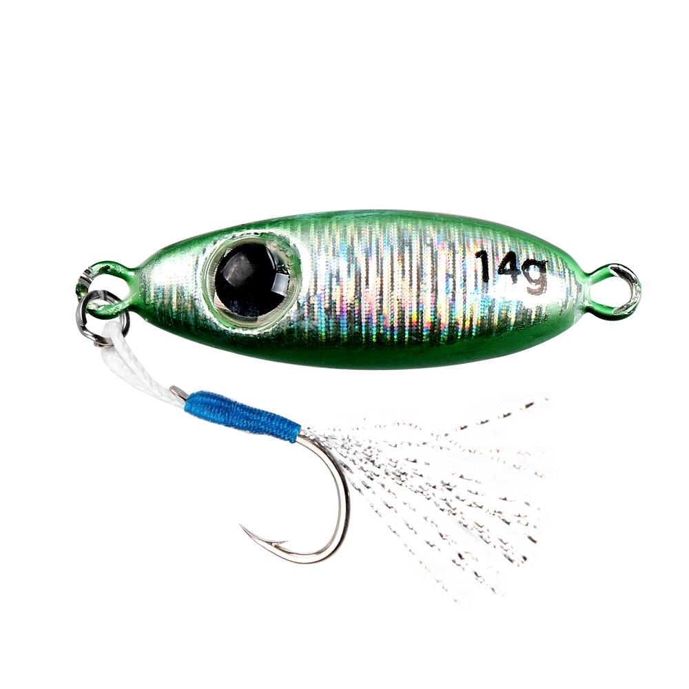 Sea Fishing Lure Jigging Bait Long Casting Laser Big Eye5.5g-21gMetal Hard Bait Bass Red Snapper Special Fake Bait
