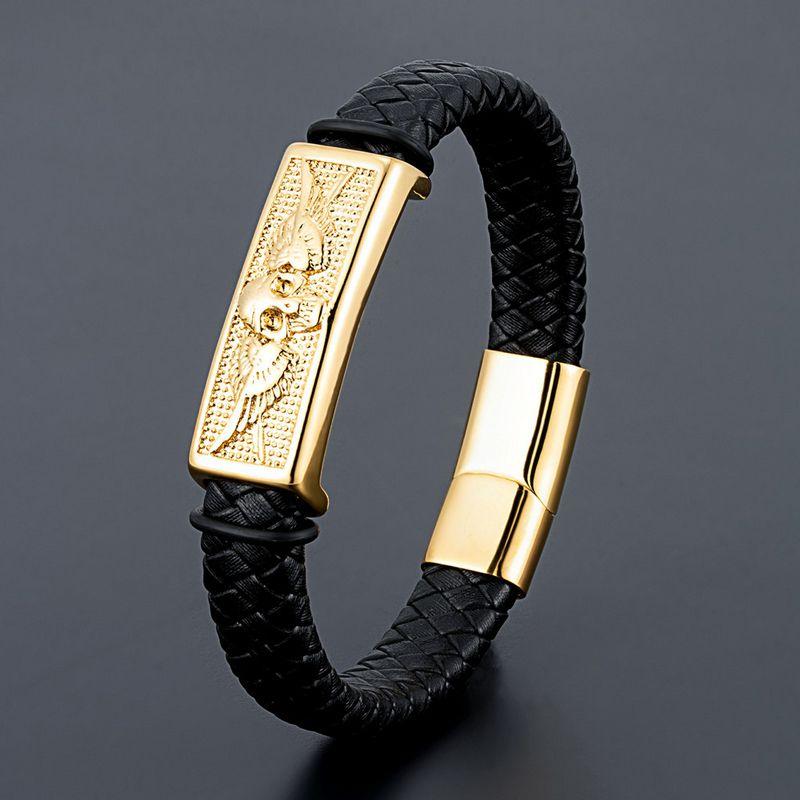 

Fashion Trend Bracelet Men s Skull Shield Bracelet 22CM