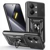 Capa for POCO X8 Pro Max X7 Pro X6 Case Armor Slide Camera Lens Protection Cover for Xiaomi POCO X7 Ring Stand Shockproof Funda
