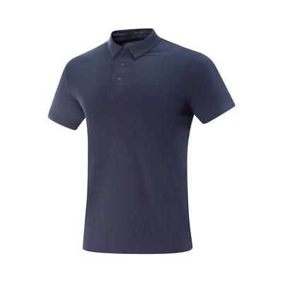 Men's Polo Shirts Men's Outer Space Blue Polo Collar Moderate