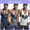 Regata de Musculação Masculina de Qualidade Premium Camiseta Muscle Com Design 3D do Superman
