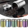 Pure Titanium Tea Tin Large Capacity Storage Box Portable Tea Jar  for Home&Travel