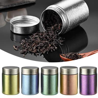 Pure Titanium Tea Jar Large Capacity Sealed Tea Can Portable Storage Box  for Home&Travel