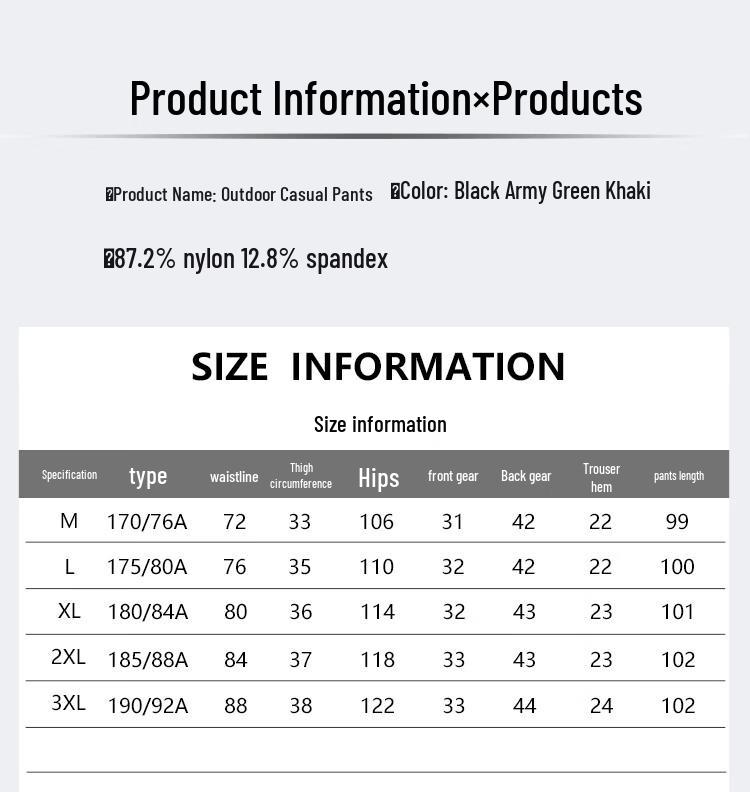 Firstview Men's Lightweight Ice Silk Cargo Pants