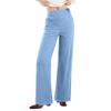 Damen High Waist Tummywide Leg Hose, Weich Und Dehnbar, Bequem Und Eng Anliegend
