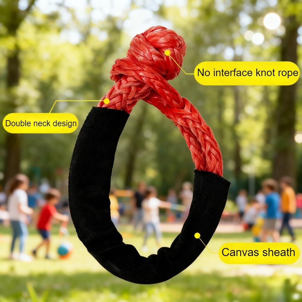 Off Road 17t Trailer Rope Knot Buckle Car Towing Shackle for Outdoor Use Lightweight & Sturdy for Trailers Lifting and Traction