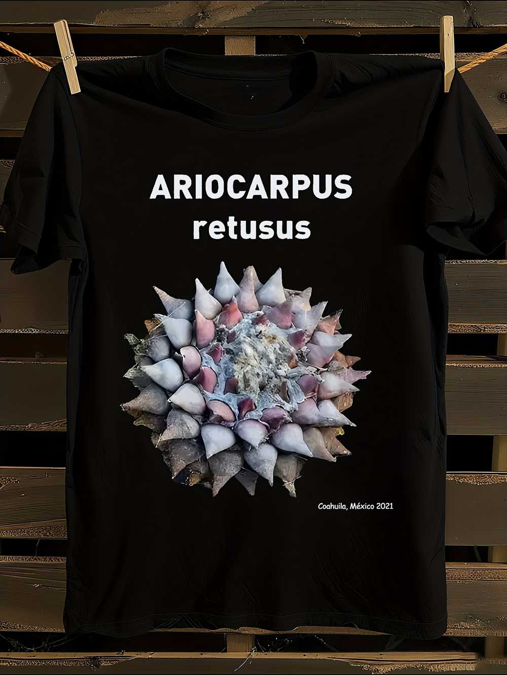 Ariocarpus Retusus Coahuila 2021 Rare Cactus T-Shirt XXXXL