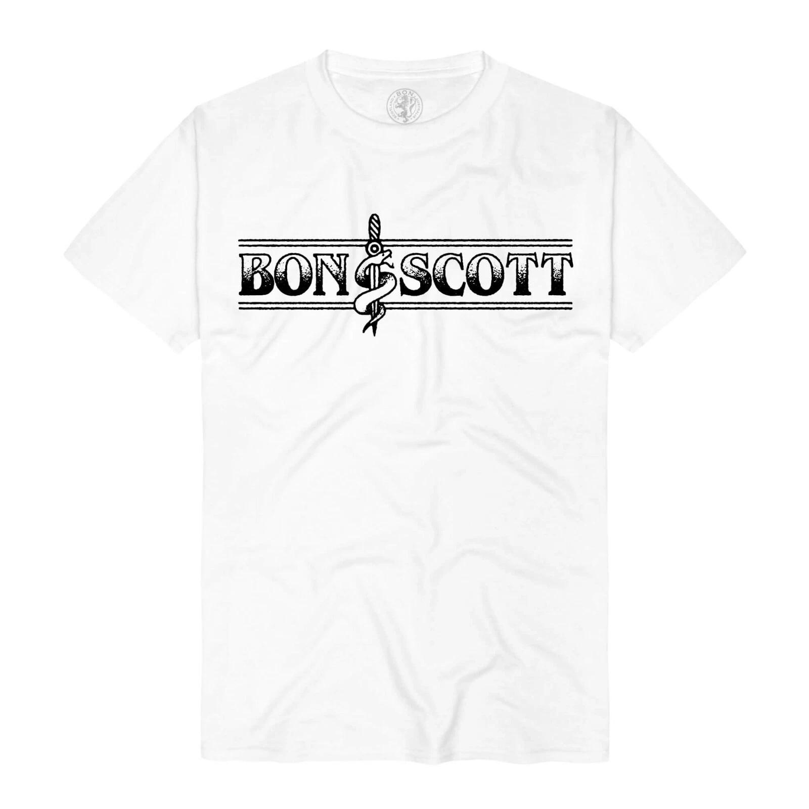 Bon Scott Snake Logo Official Merchandise T-Shirt M/L/XL/2XL New M