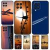 Airplane Plane Aircraft For Samsung Galaxy M13 M23 M33 M53 M21 M31 M51 M30s M20 M12 M32 M52 M14 M34 M54 Phone Case