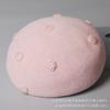 Hand-sewn pure wool beret women's autumn and winter fashion warm painter hat foreign elegant versatile pumpkin hat tide