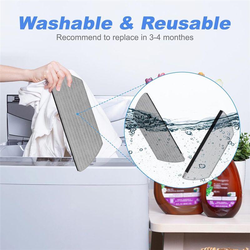 Good-Microfiber Pads Replacement Mop Pad For Shark AV2800ZE,RV2820YE,RV2820ZE Vacuum Cleaner Refill Accessories