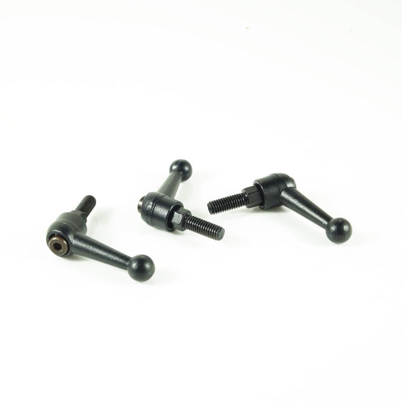 4 Pieces M6 Free Shipment Clamping Lever Adjustabe Handle Lever Arm Solid Handle