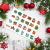Merry Christmas Stickers Advent Calendar Number Sticker Handmade Cookie Candy Gift Seal Label Paper Sticker Christmas Decoration