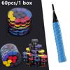 20/60Pcs Universal Tennis Racket Overgrip Anti-Slip Sweatband Shock Absorption Padel Badminton Handle Grip Tape