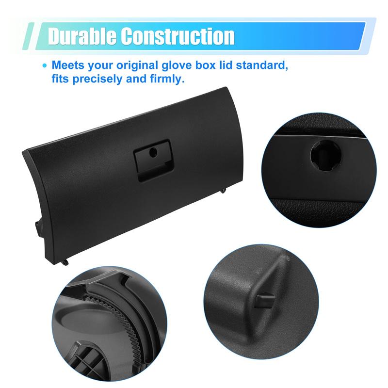Car Console Glove Box Door Cover Plastic Glove Garbage Box Lid For Jetta A4 Mk4 Bora Wagon 1J1857121A Black Automobile Console