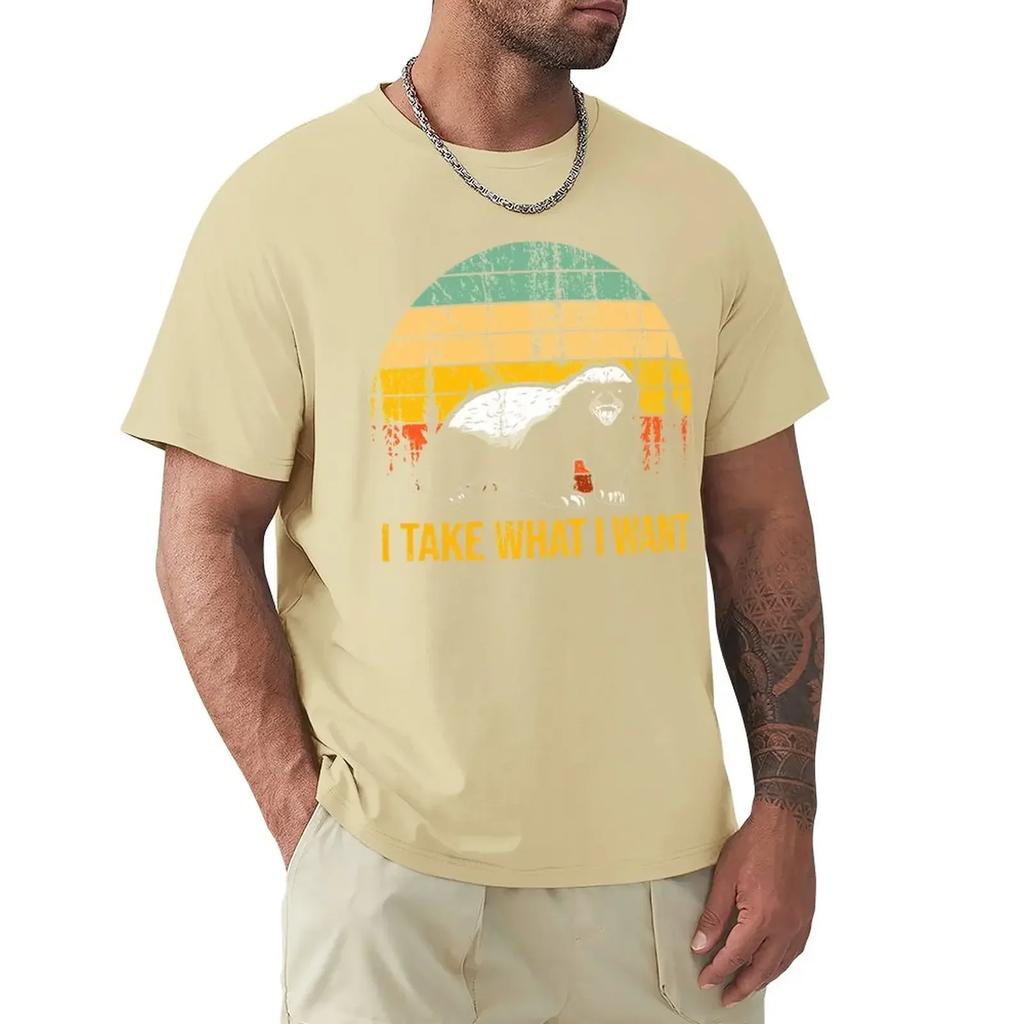 animal prinfor boys anime plus size tops clothing HONEYBADGER TEAM I DO WHAT I WANT HONEY BADGER DOES'NT CARE T-Shirt