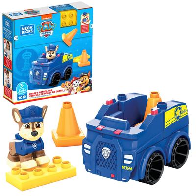 Mega Bloks Paw Patrol Chase Police Car (10 Pieces) for Ages 3 and Up (HDJ33)