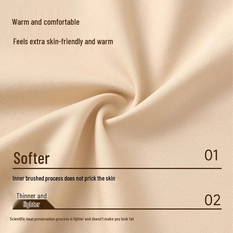 GUJIN Women's Seamless Thermal Vest with Built-in Bra