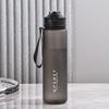 750Ml Large Capacity Sports Water Bottle Gradient Color Plastic Cup Drink Items Outdoor Beach Travel Portable Gym Fitness Jugs