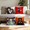 Onewheatmark Will and Mike Pillow Case Square DoubleSided Printing Short Plush Sofa Cushion Cover Bedroom Bedside Pillow