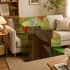 Animation T-Thesecretofkells Throw Blankets Soft Warm Flannel Blanket Bedding For Bed Living Room Home Sofa