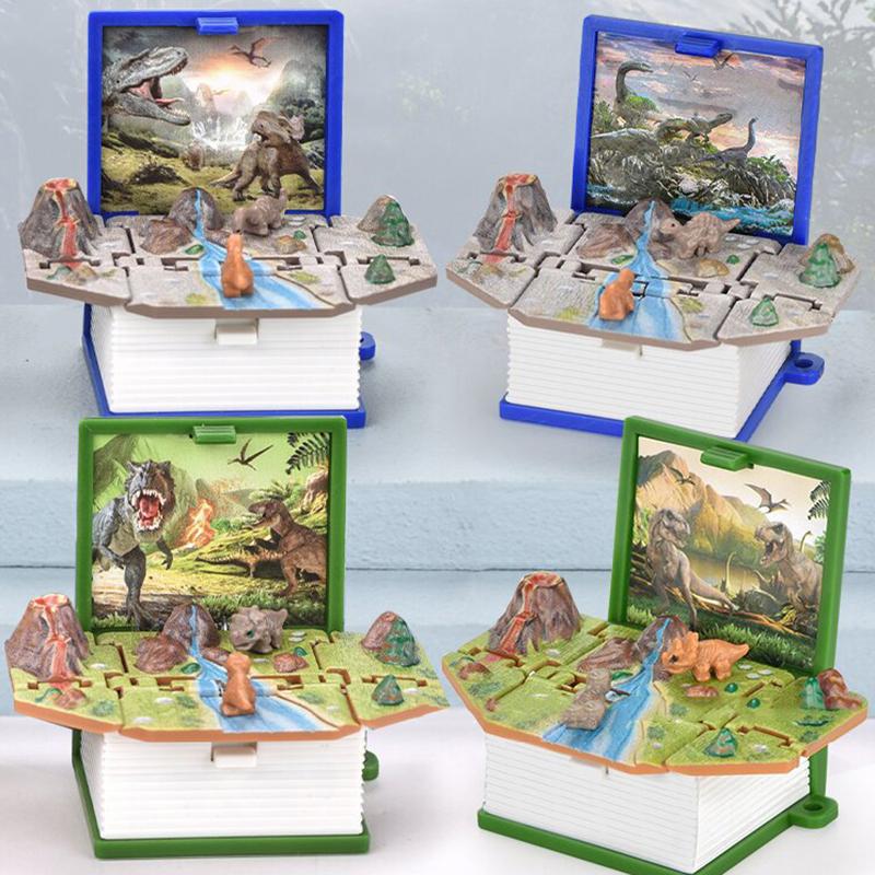 3D Mini Faltbuch Schlüsselanhänger Kinder Kinderspielzeug Angst Stressabbau Schloss Spielzeug Geburtstags Schmuck Geschenk Auto Schlüsselanhänger Schlüsselanhänger