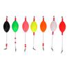 7 Peças Boias de Pesca Sensíveis Leves Cores Vibrantes Boias de Pesca para Pesca de Longa Distância