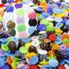 50 Sets Round Snaps Buttons For Bib T5 Plastic Press Button Fastener Snap For Clothes Accessories DIY Crafts